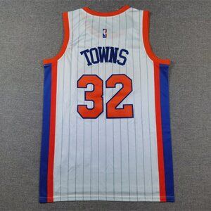 New York Knick Karl-Anthony Towns #32 Men's Basketball Jersey